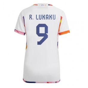 Belgien Romelu Lukaku #9 Replika Udebanetrøje Dame VM 2022 Kortærmet